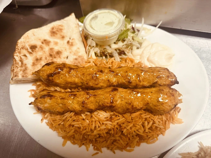 Beef Seekh Kebab at Khan Kebabs & Karahi in Edmonton - authentic Pakistani and Afghani halal cuisine